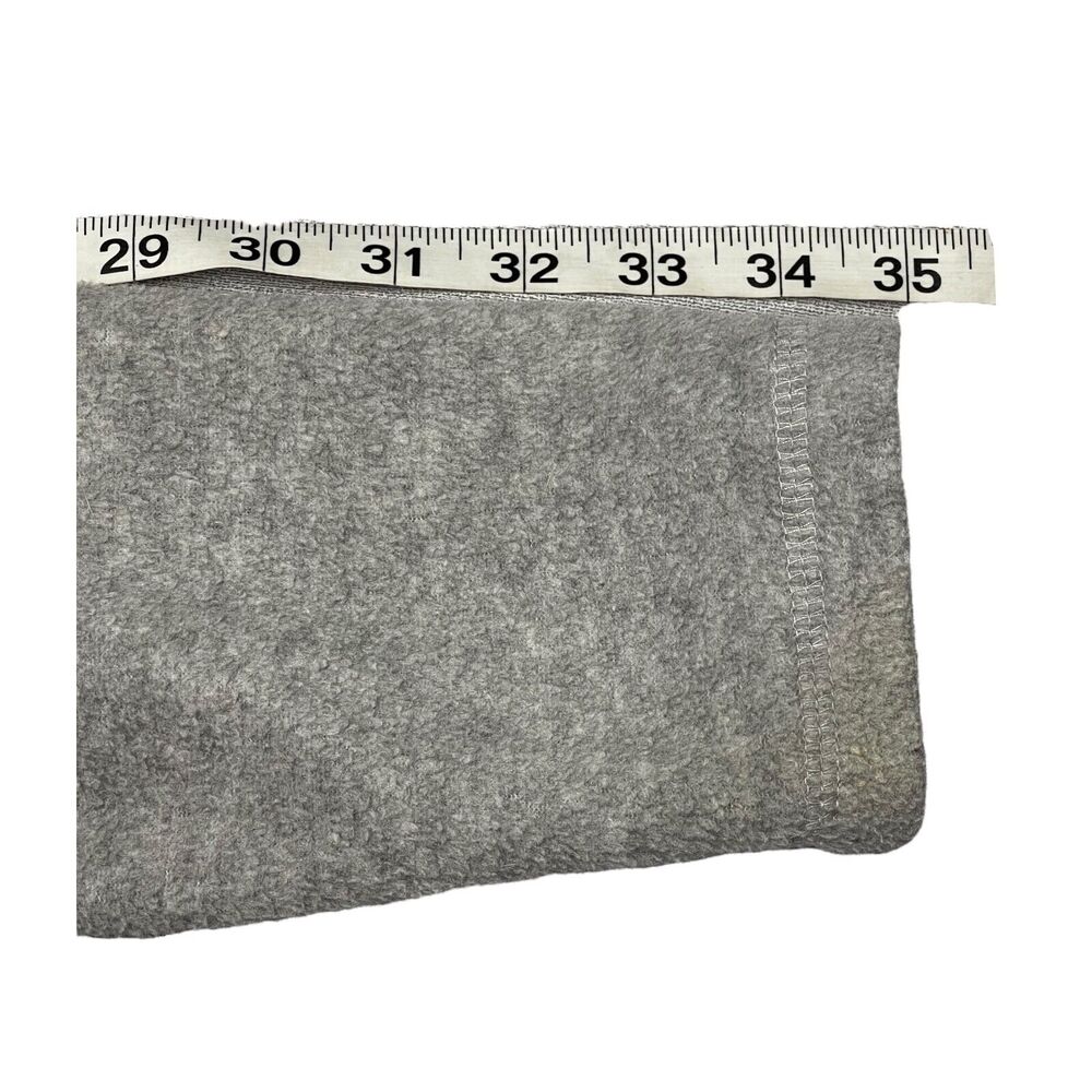 Croft & Barrow Cardigan Sweater Women's Medium Gray Fleece Snowman Full Zip - Picture 6 of 9